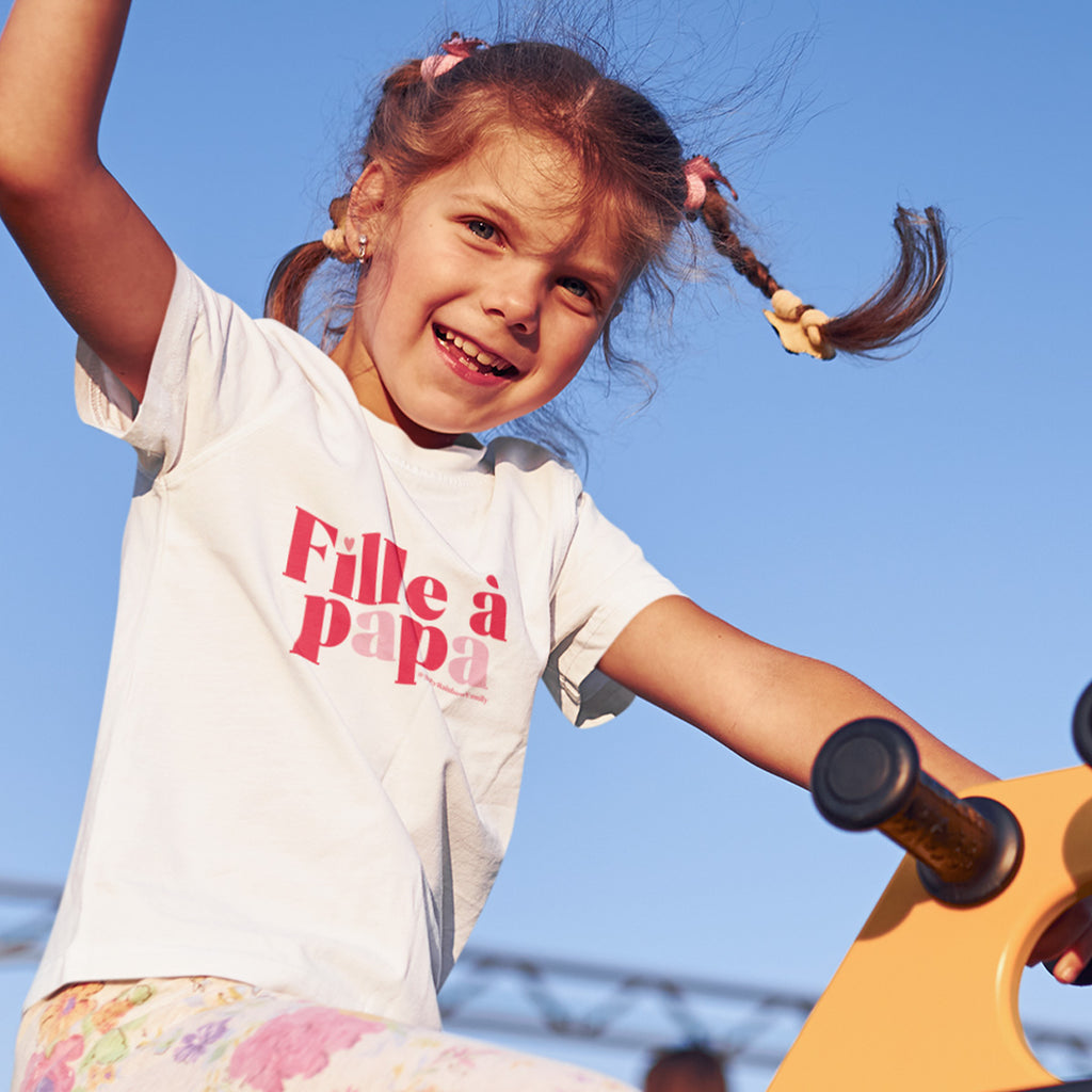 T-shirt coton - Fille à papa